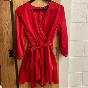 Zara Party Red Dress